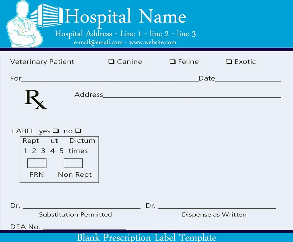 Prescription Pad Template Microsoft Word
