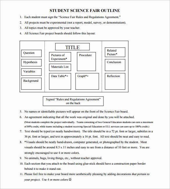 Project Outline Template 8 Free Sample Example format