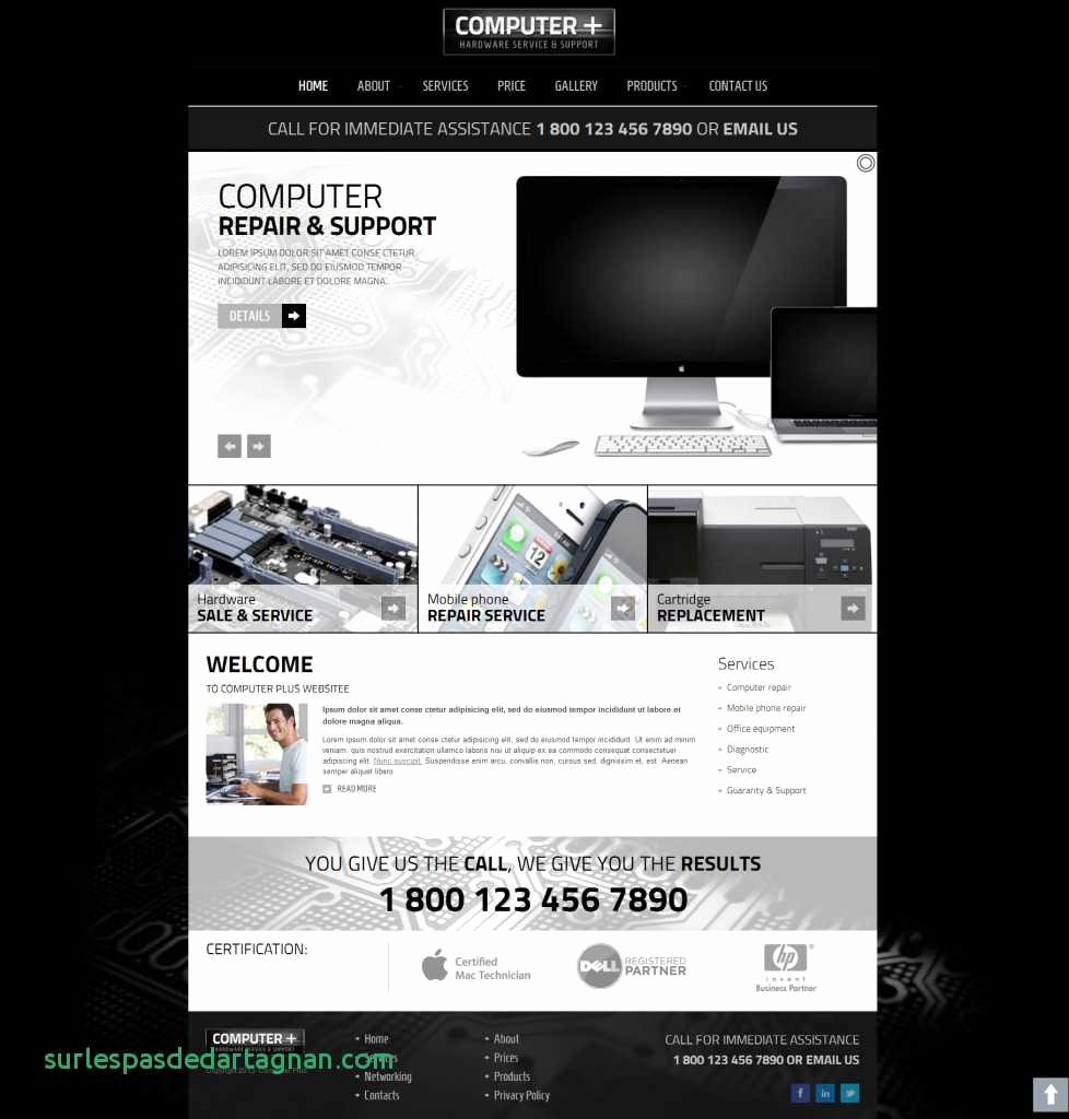 Puter Repair Website Template Networkuk