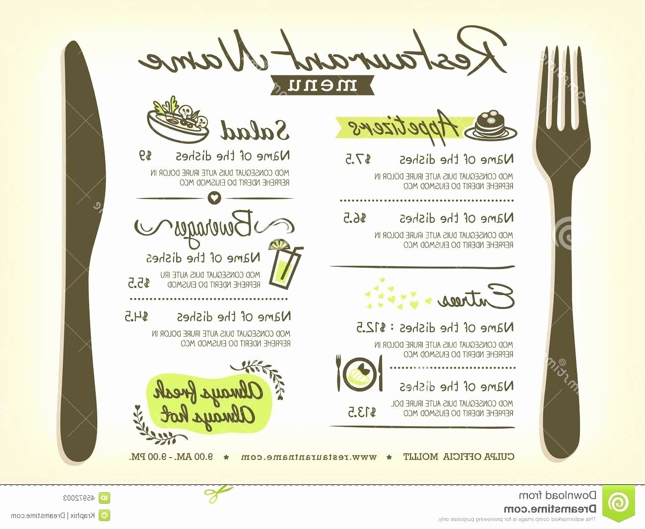 restaurant table layout template