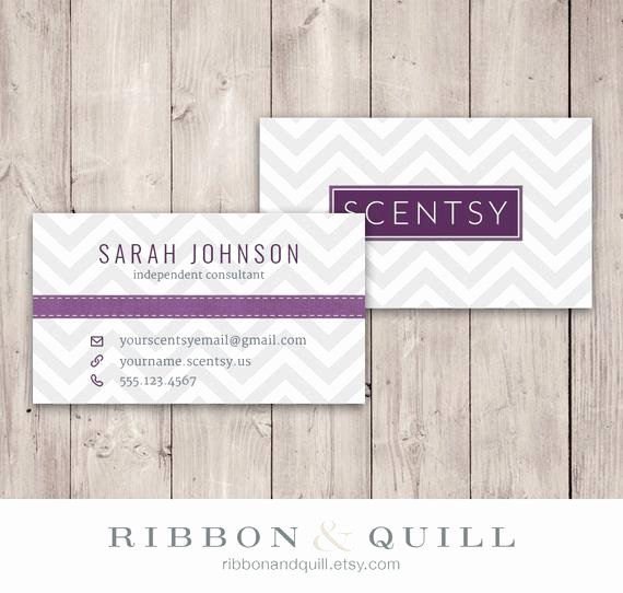 Ribbonandquill Scentsy Business Bundle Business Card