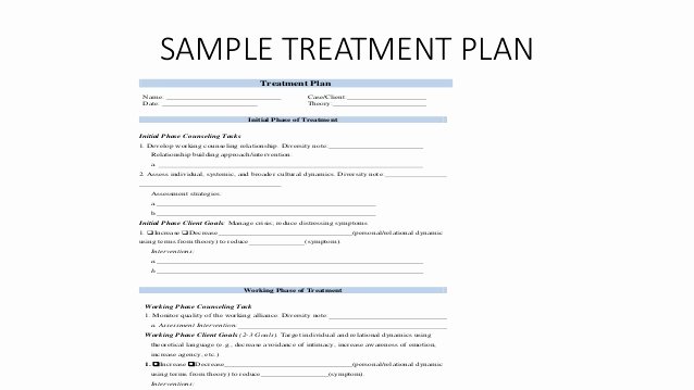 smhtreatment planning