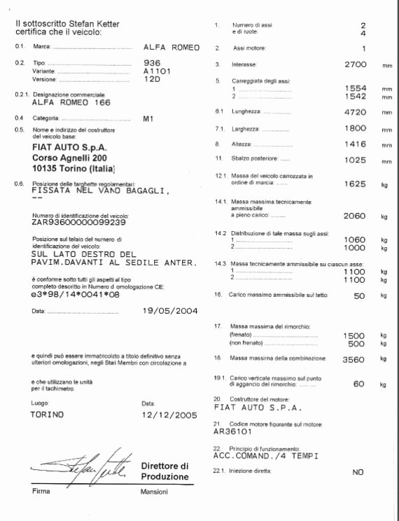 sample ec certificate of conformity