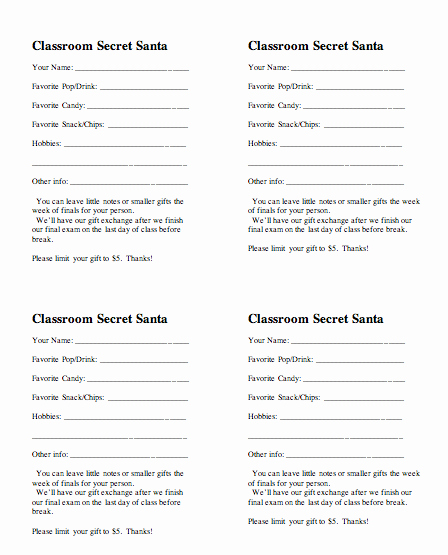 Search Results for “secret Santa Template Printable