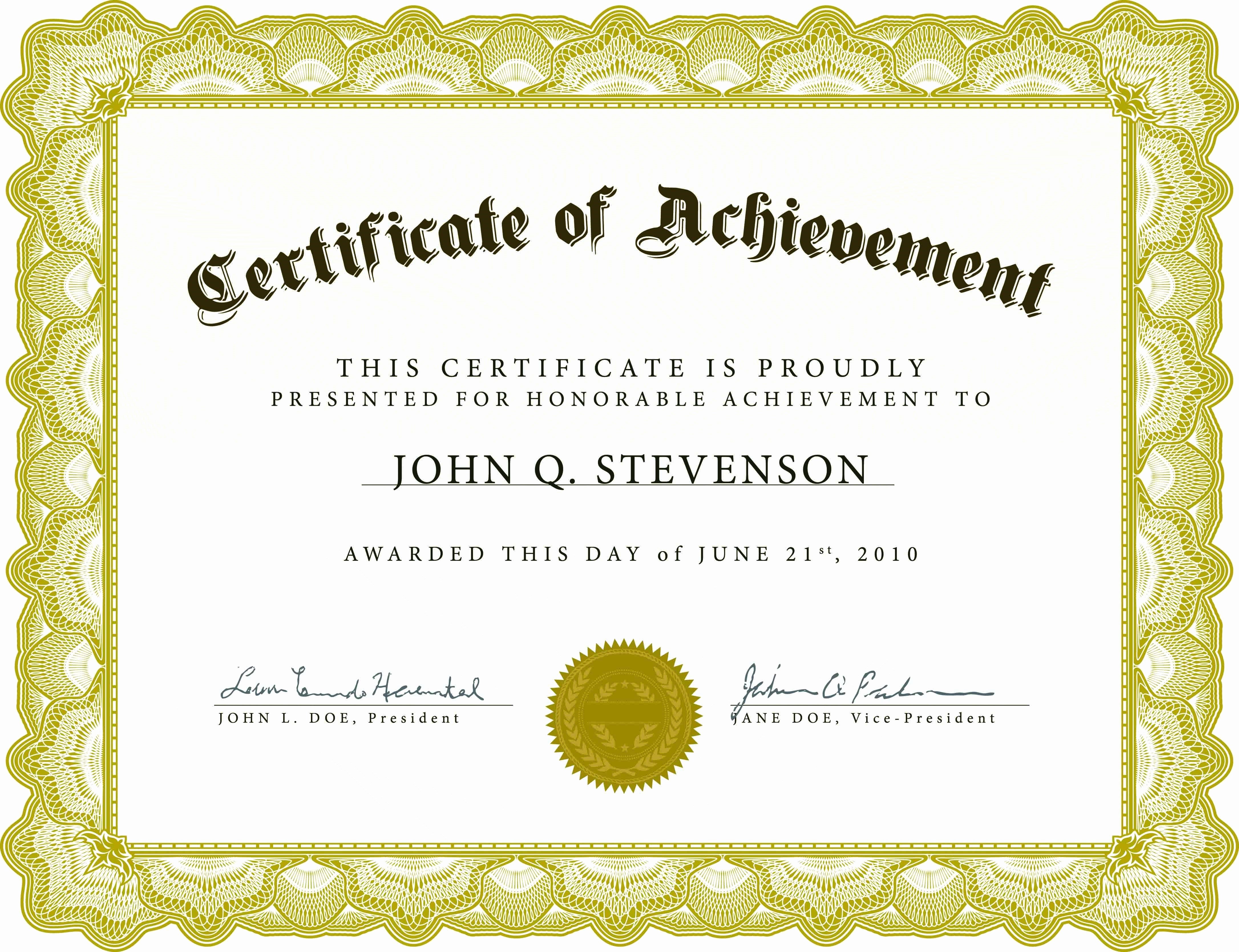 Templates Certificates Appreciation