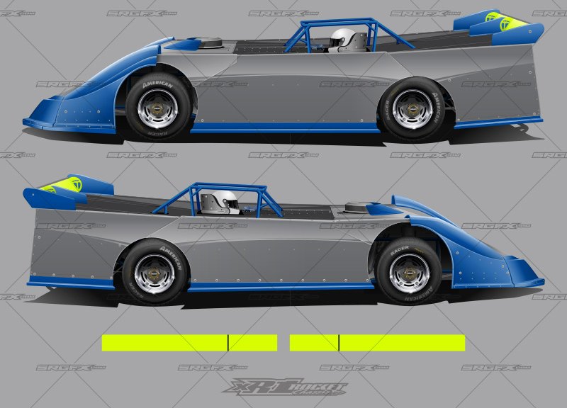Xr1 Rocket Chassis Dirt Late Model Template