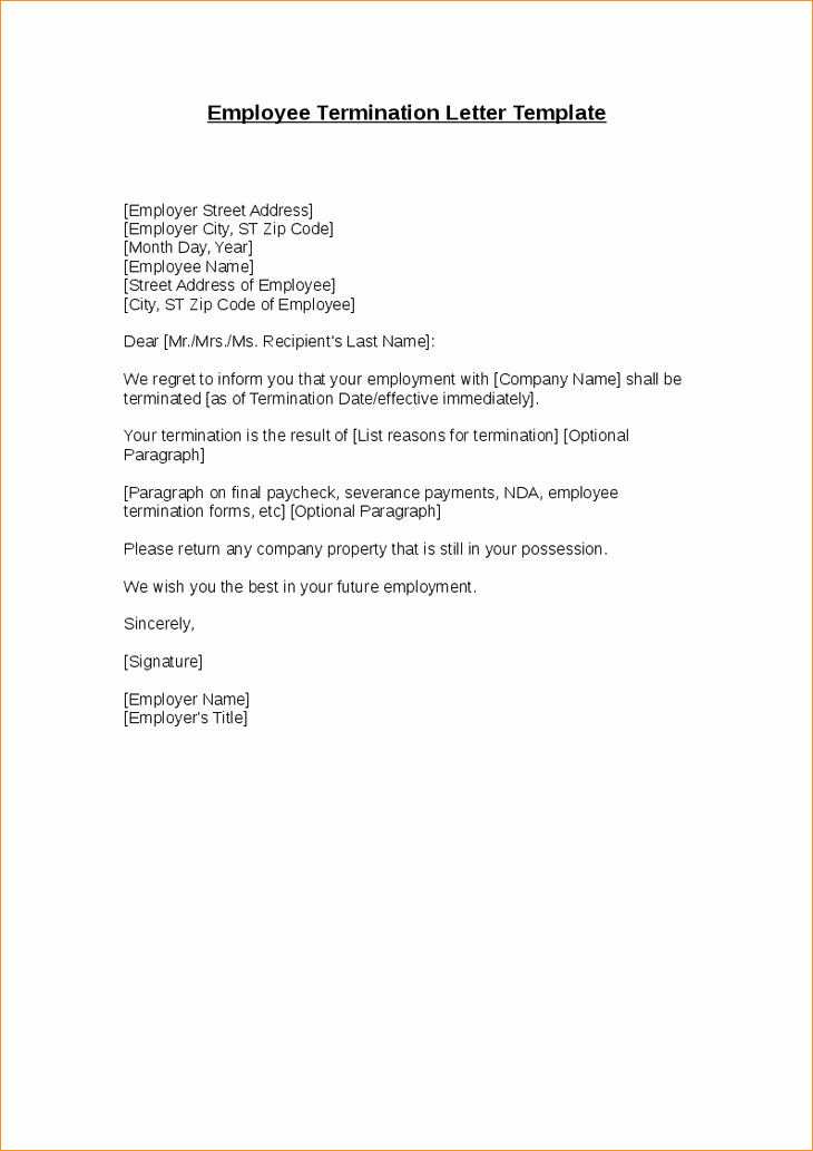 1 Month Notice Letter to Employer Business Proposal