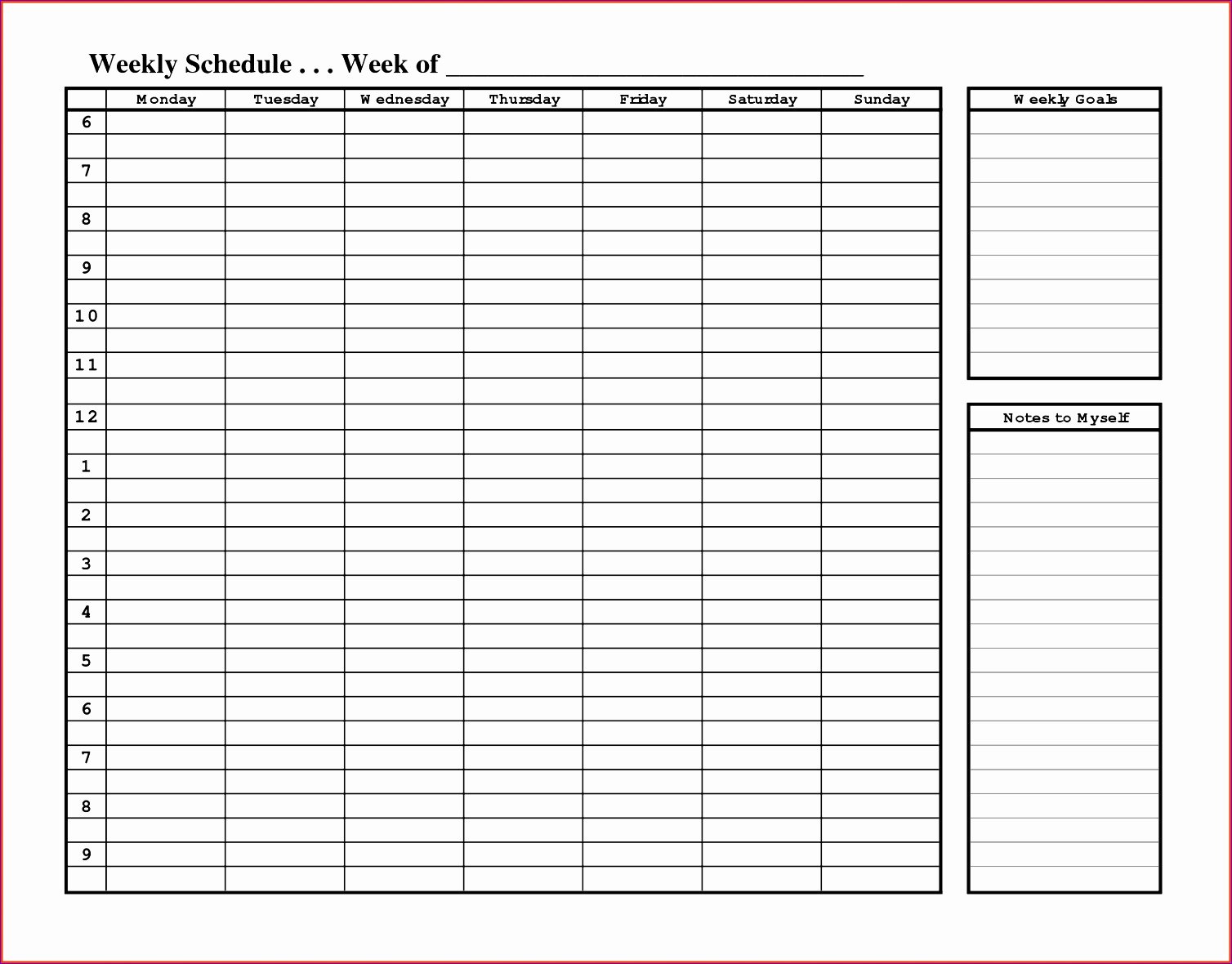 10 24 Hour Work Schedule Template Excel Exceltemplates