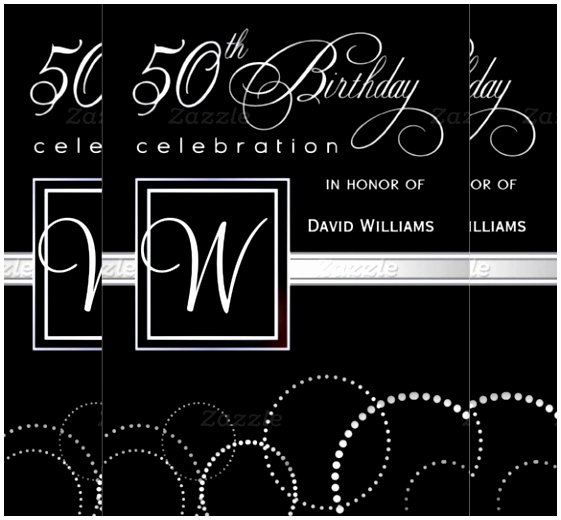 50th birthday invitation templates word