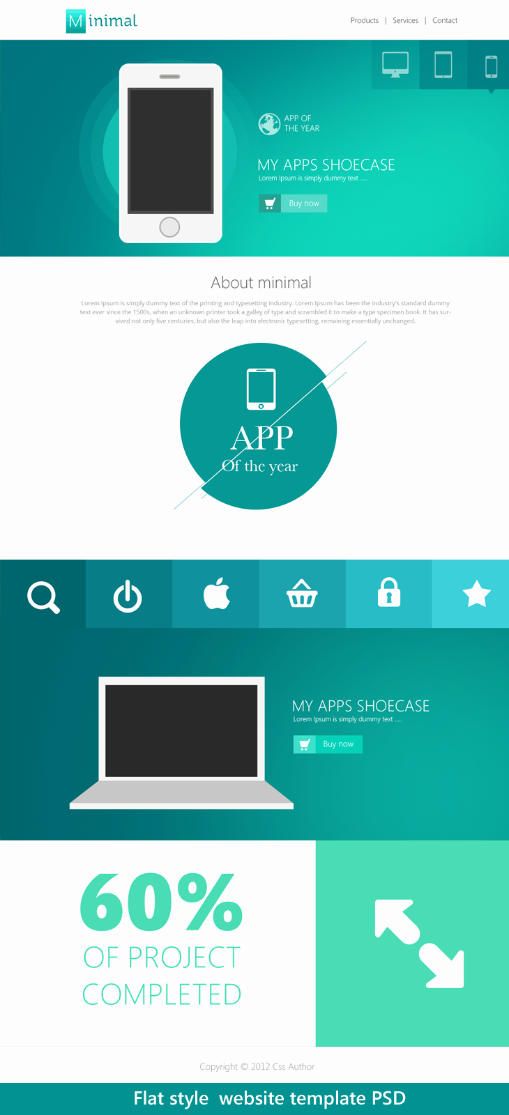 10 Beautiful Web Design Template Psd for Free Download