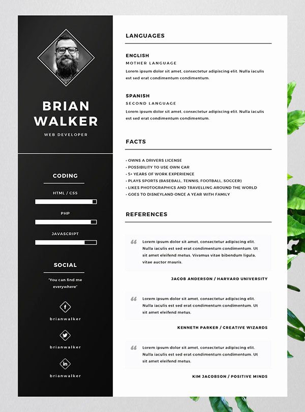 10 Best Free Resume Cv Templates In Ai Indesign Word