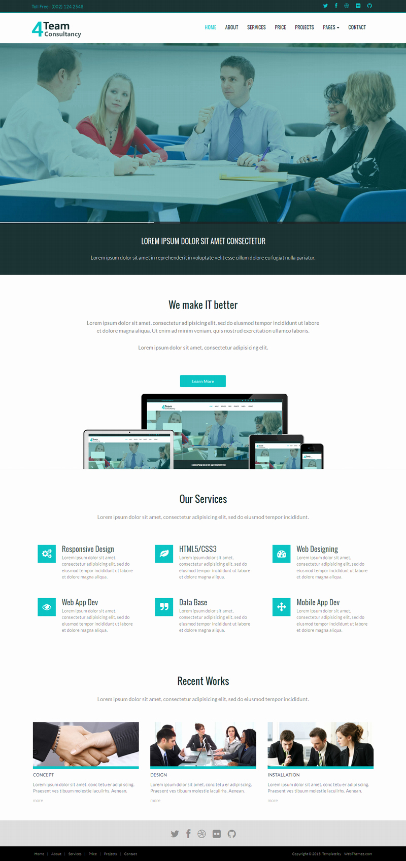 10 best free website 5 templates january 2015