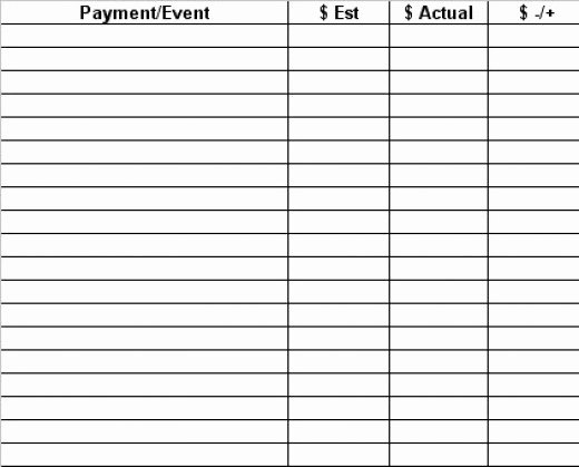 10 Best Of 4 Column Chart Printable 4 Column