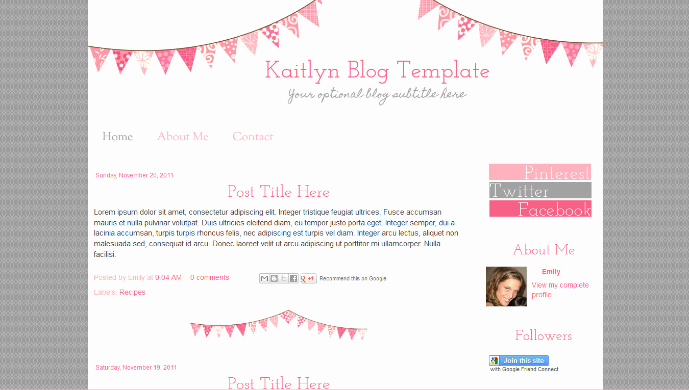 10 Best Of Cute Blogger themes Cute Wordpress