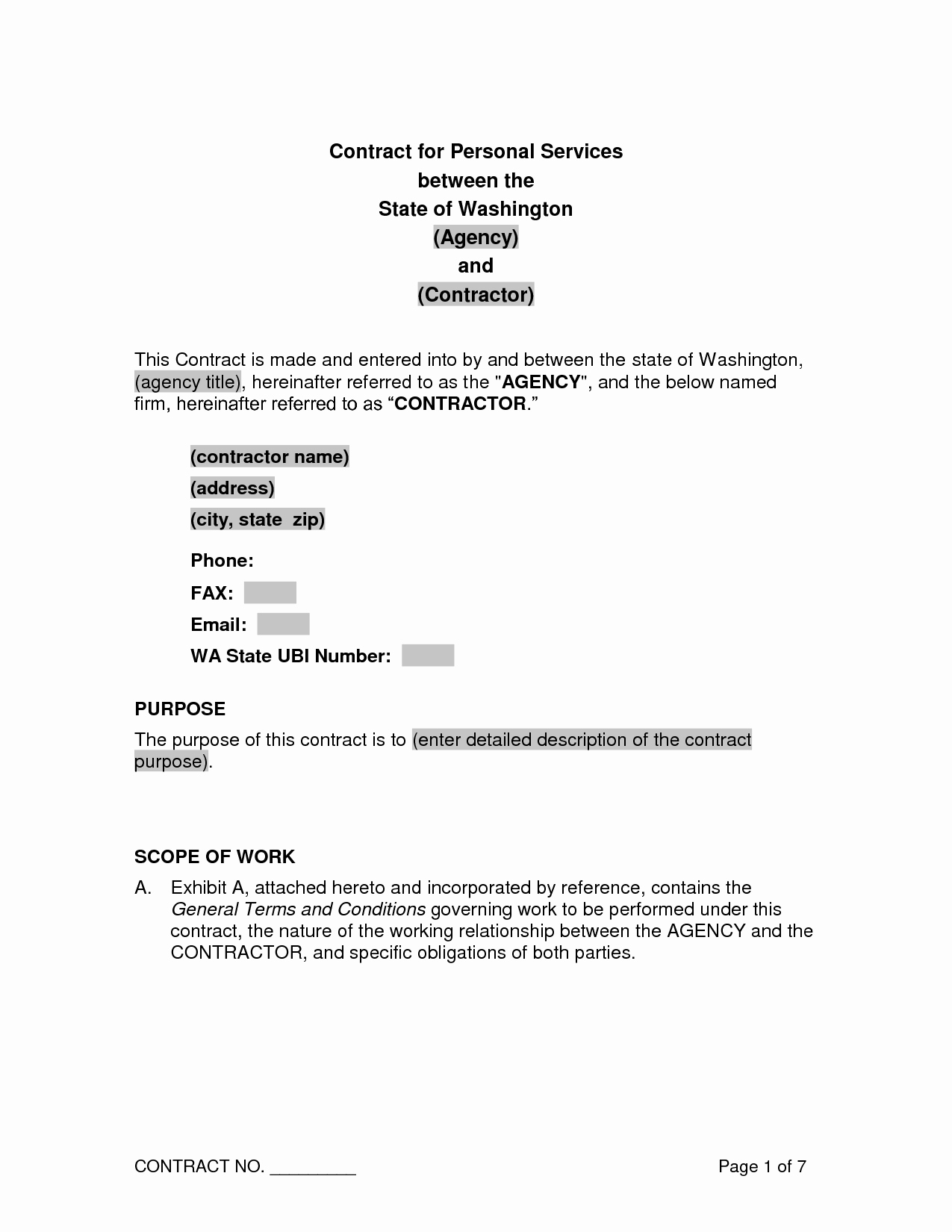 10 Best Of Personal Contract Agreement Sample