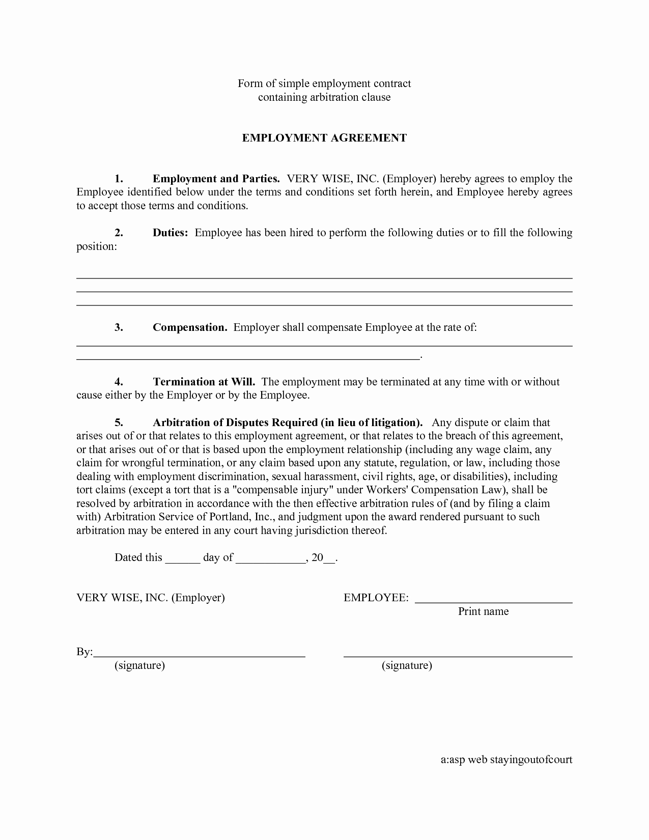 10 Best Of Work Contract Agreement form Real