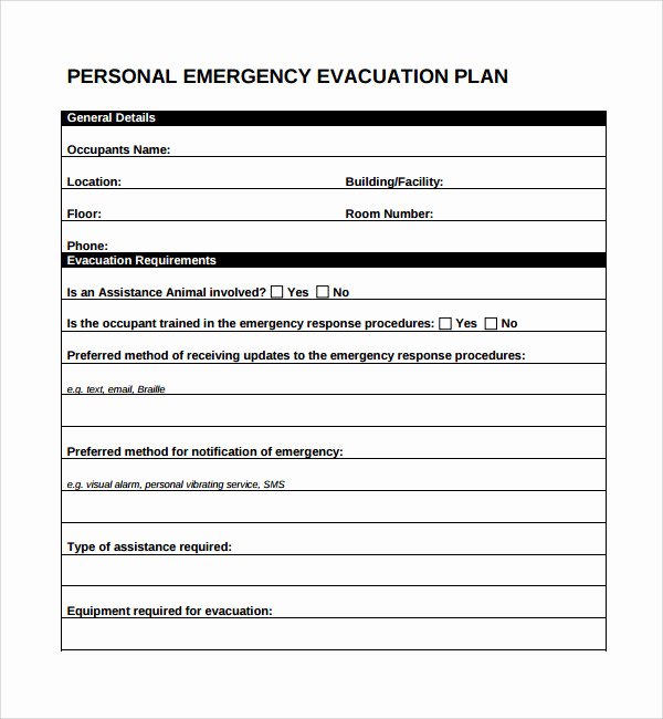 10 Evacuation Plan Templates