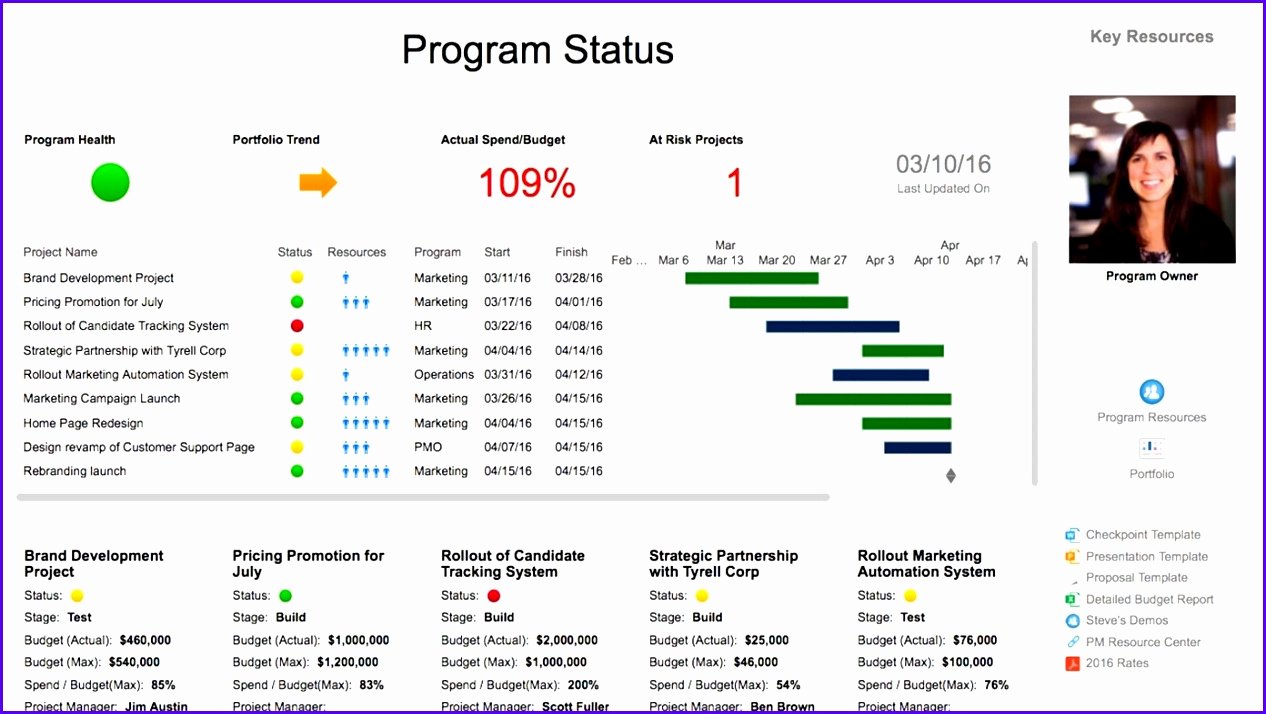 excel project dashboard templates u4459