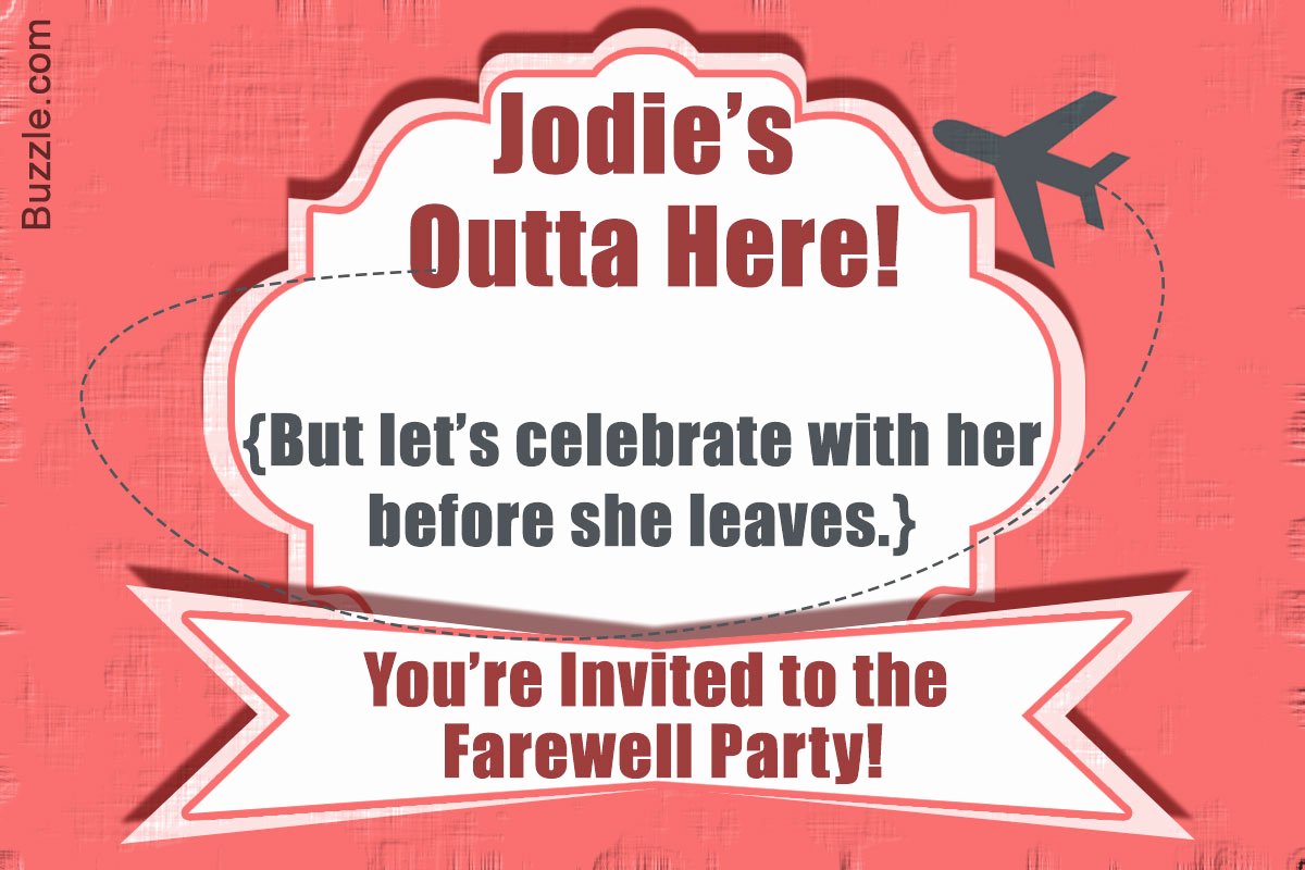 10 Farewell Party Invitation Wordings to Bid Goodbye In Style