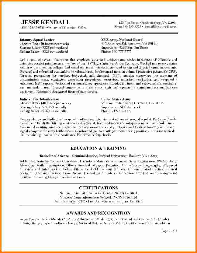 10 Federal Government Resume Samples