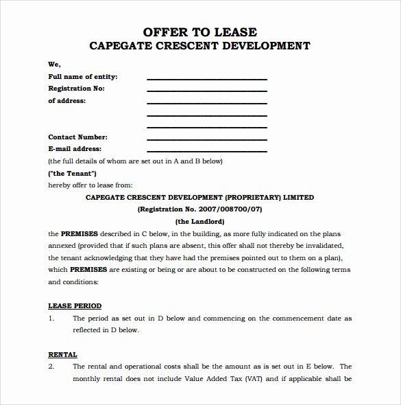 10 Fice Lease Agreement Templates