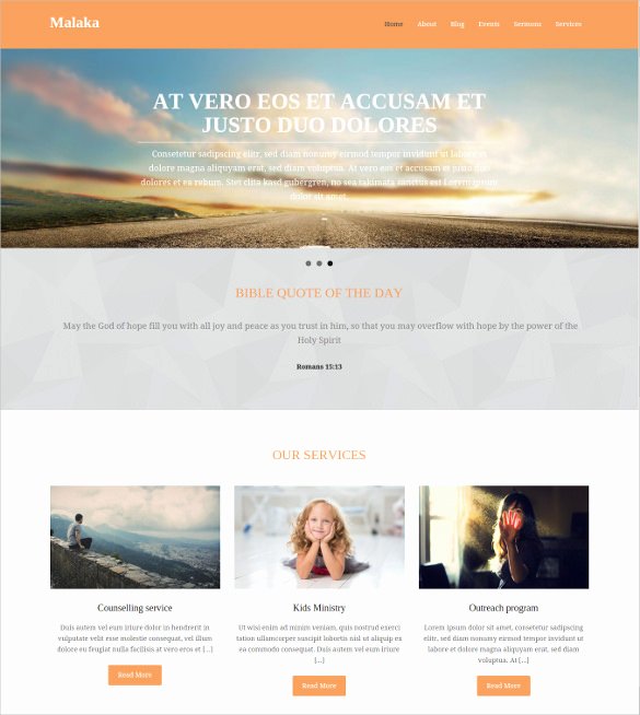 free church website templates