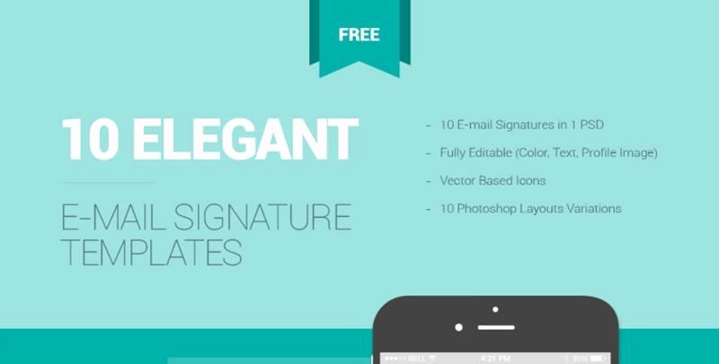 10 free email signature templates