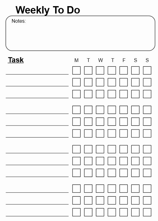 10 Free Sample Weekly to Do List Templates Printable Samples