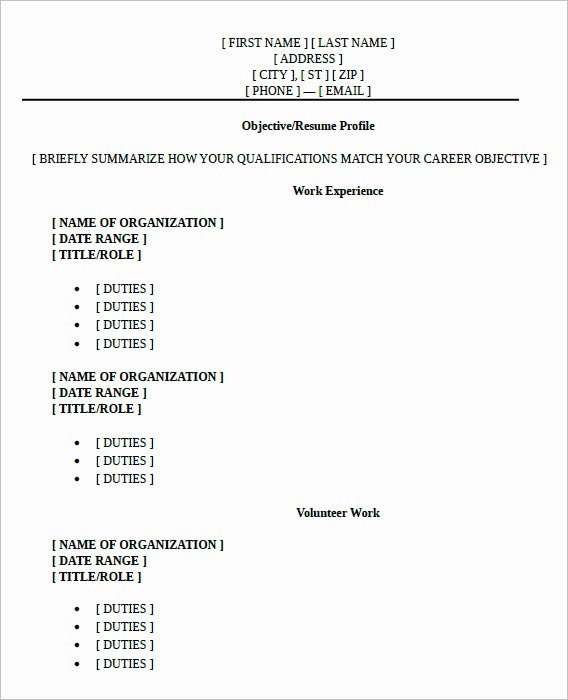 10 High School Resume Templates – Free Samples Examples