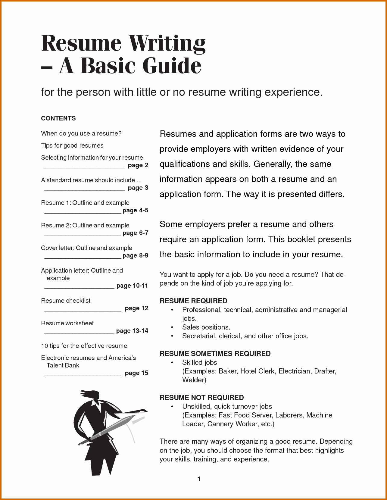 10 How to Write A Basic Resume for A Job