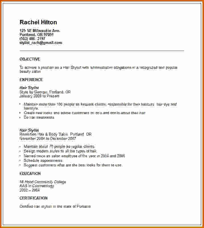 10 How to Write Cosmetology Resume