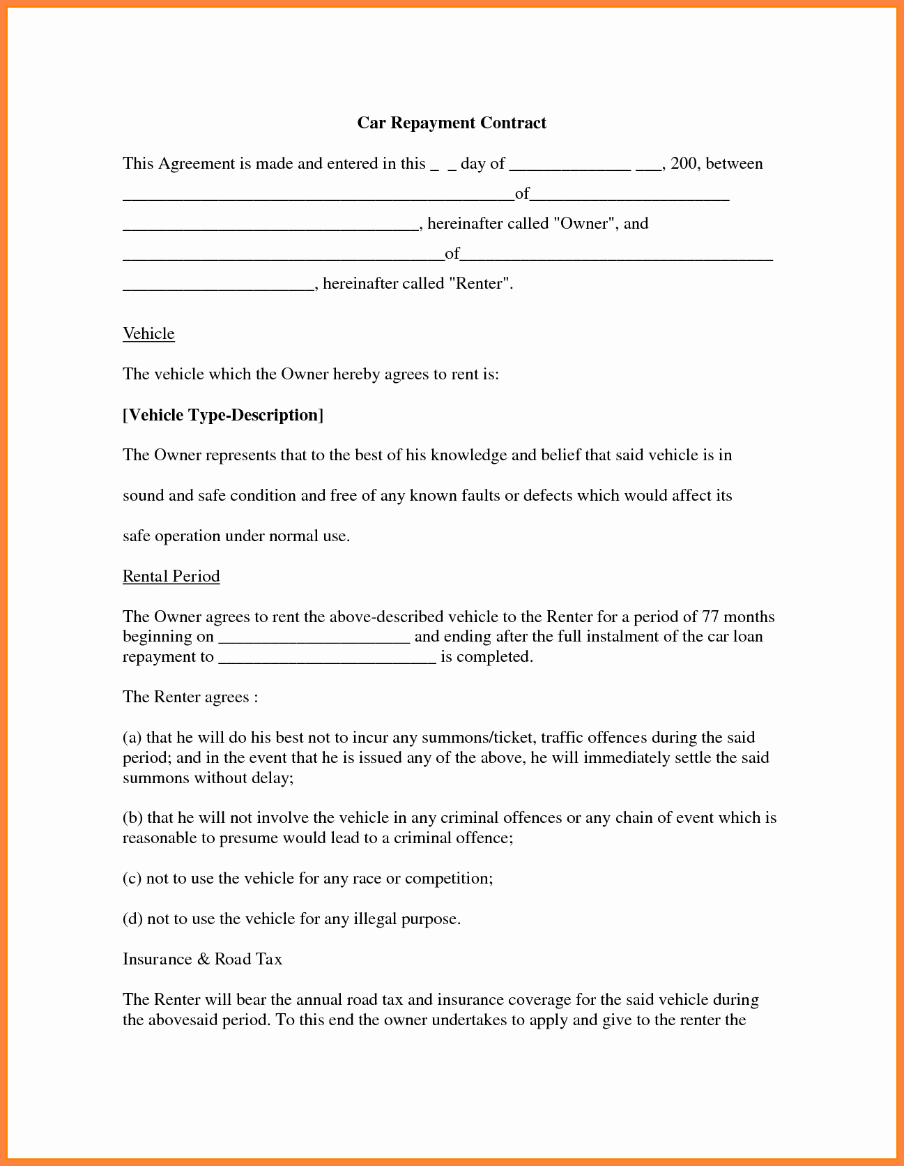 10 Letter Of Agreement Template Between Two Parties