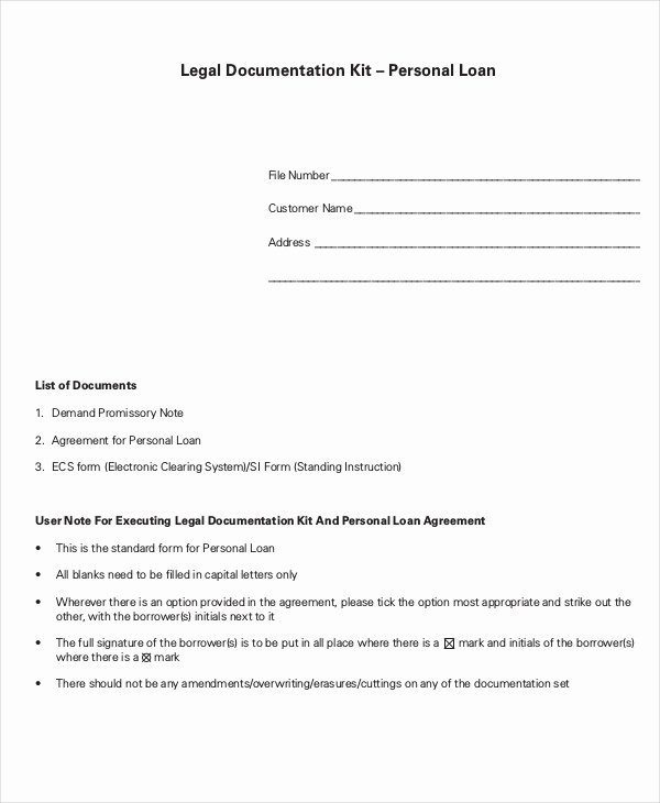 10 Loan Agreement Templates Word Pdf Pages