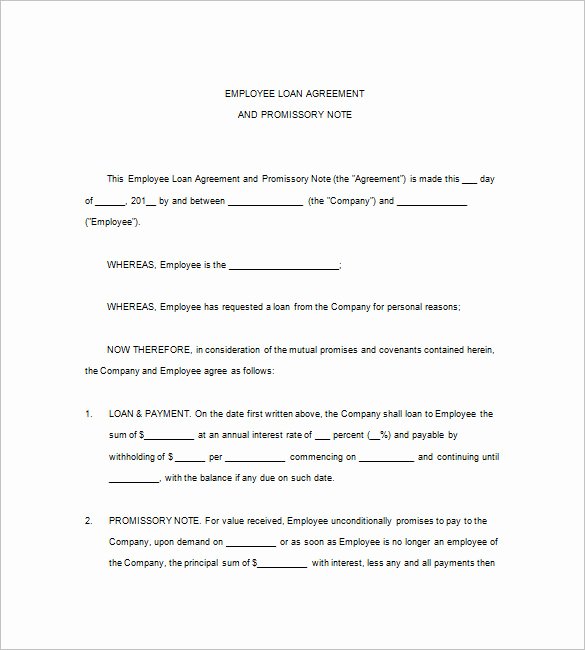 10 Loan Promissory Note Templates – Free Sample Example