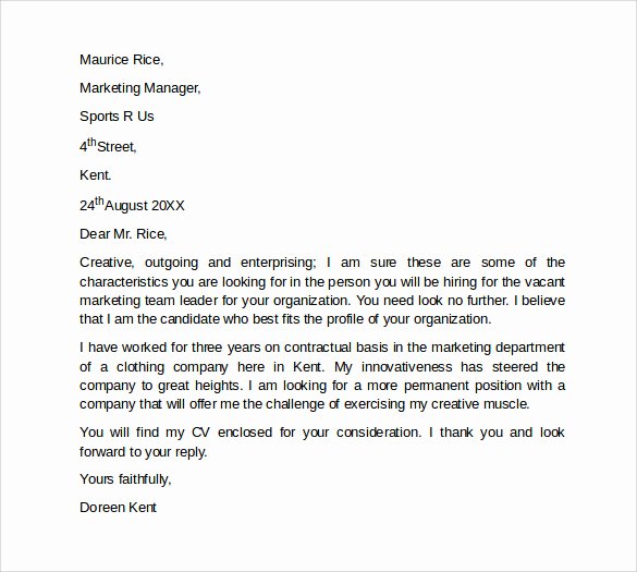 10 Marketing Cover Letter Template Examples to Download