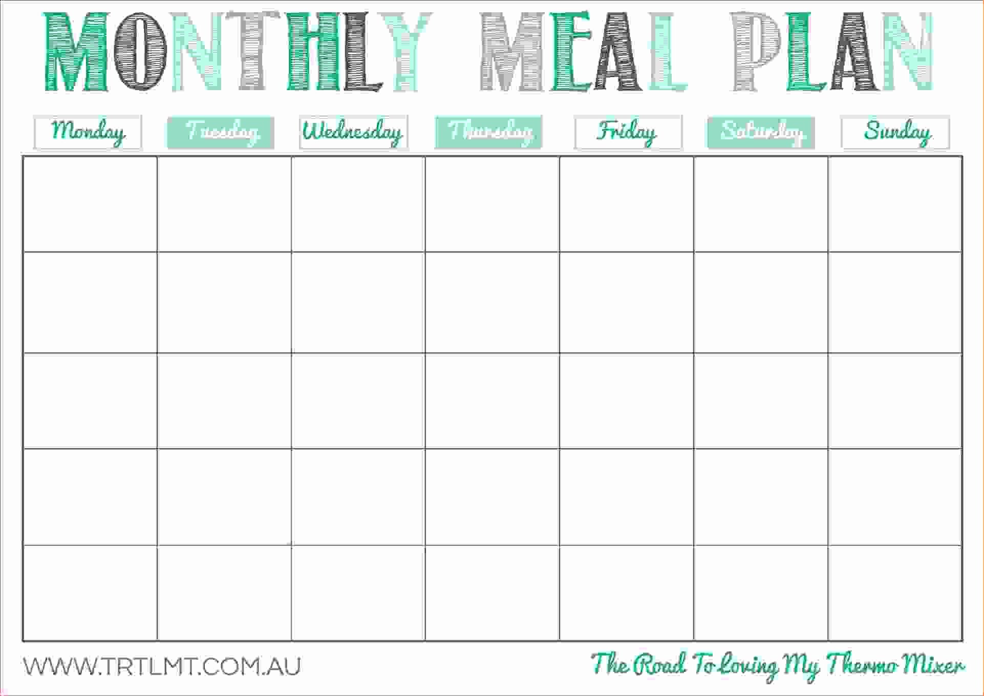 10 Monthly Planner Template