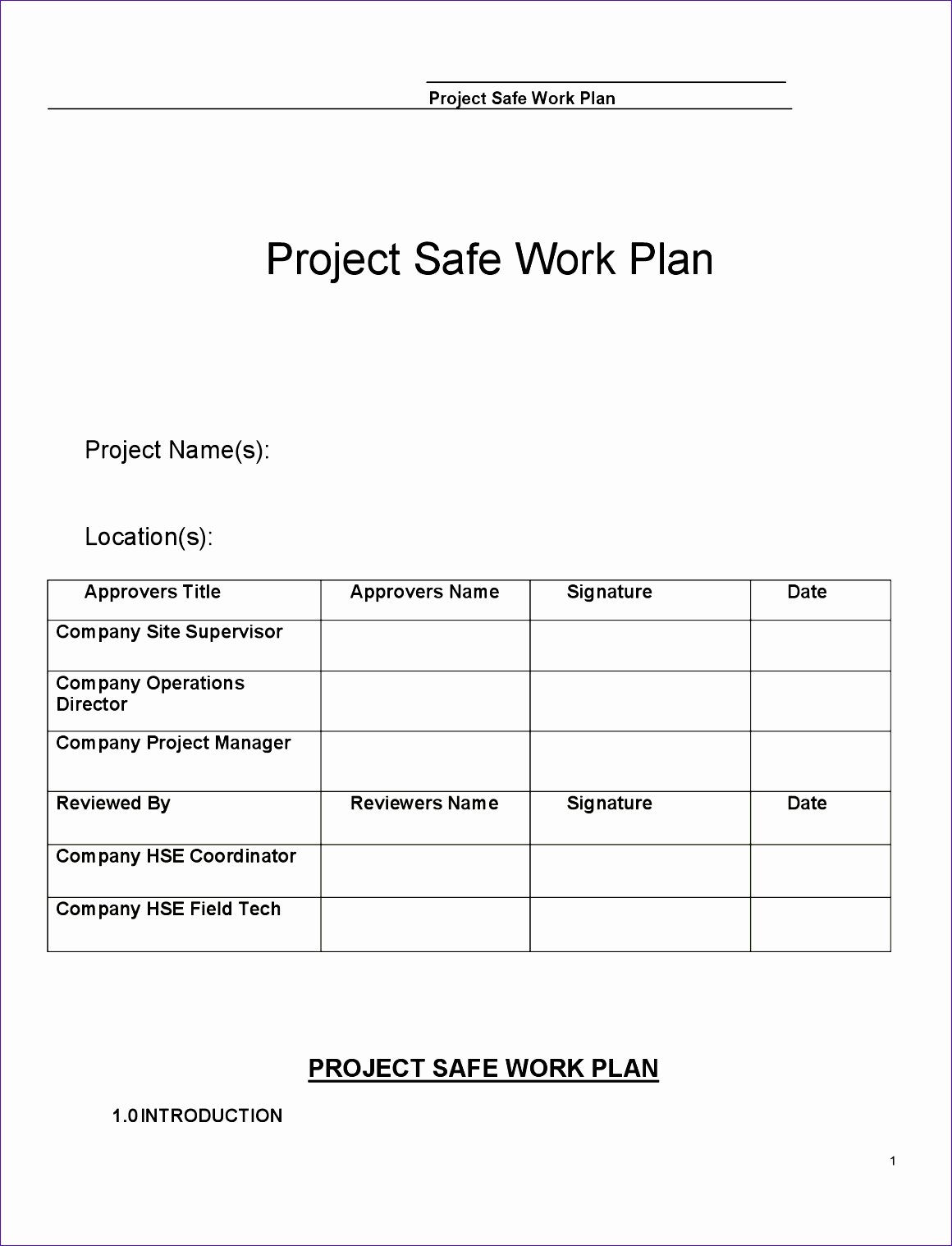 10 Quality Control Plan Template Excel Exceltemplates