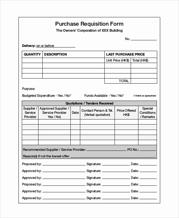 10 Requisition form Samples Examples Templates