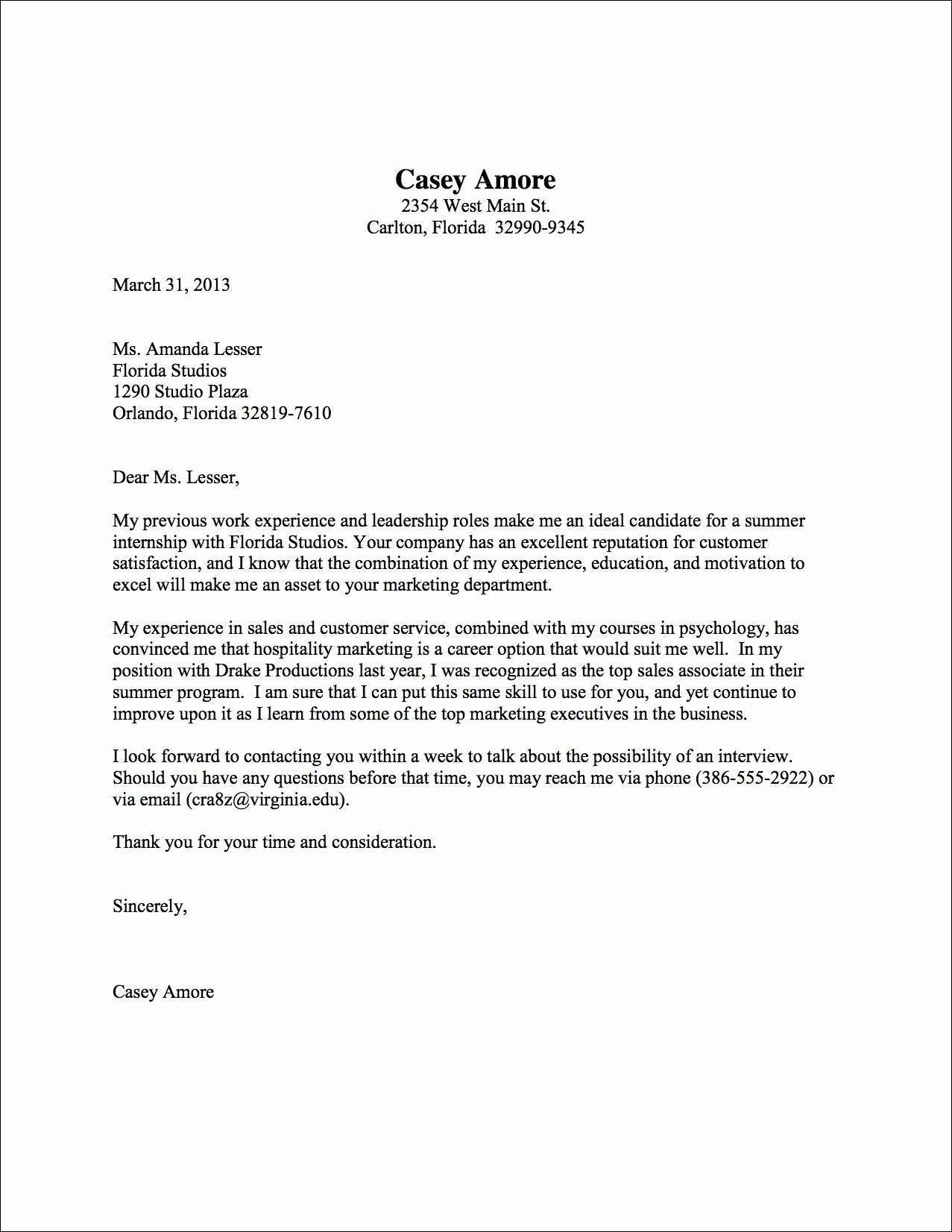 10 Resume Cover Letter Examples Pdf