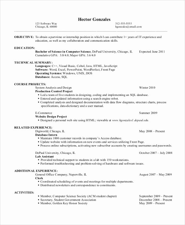10 Resume Objective Examples