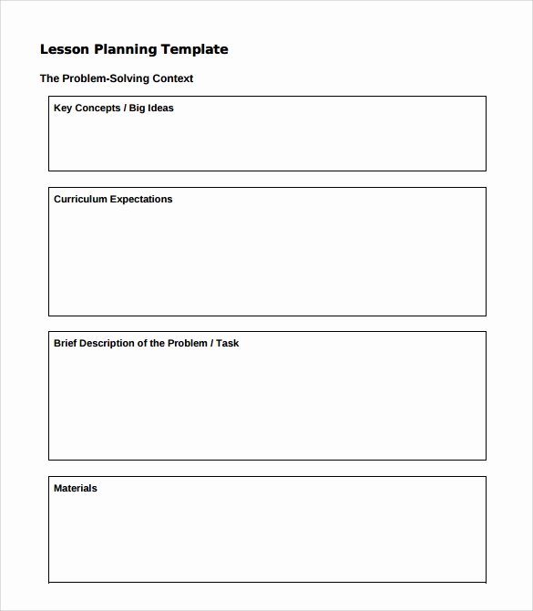 10 Sample Preschool Lesson Plan Templates