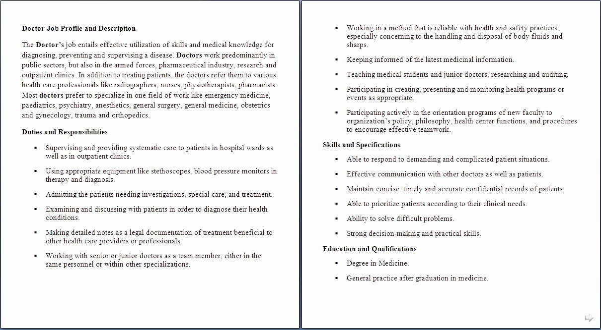 10 Sample Resume for Medical assistant Job Description