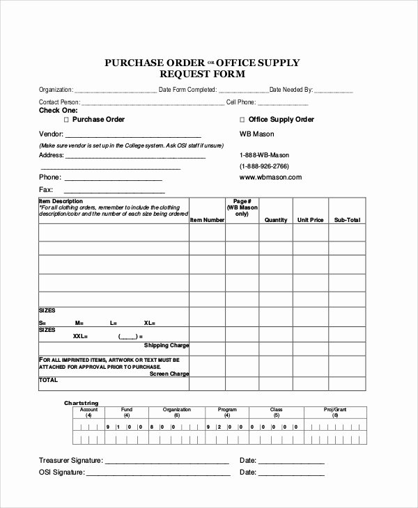 10 Sample Supply Request forms