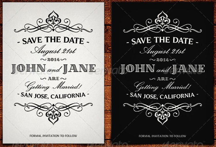 10 Save the Date Card Templates Free Word Design Ideas
