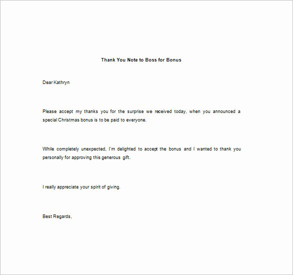 10 Thank You Notes to Boss Pdf Doc