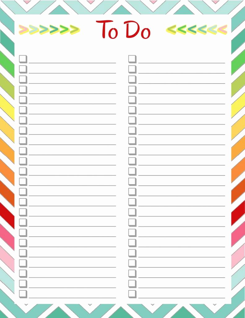 10 Word to Do List Templates
