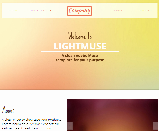 100 Best Responsive Adobe Muse Templates