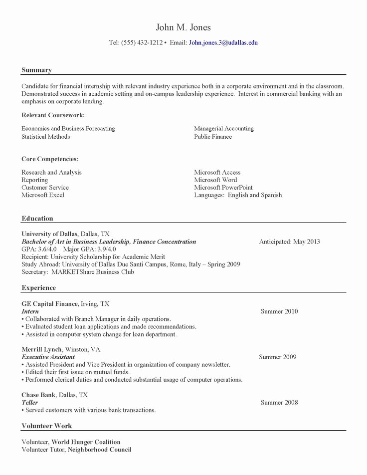 1000 Ideas About Chronological Resume Template On