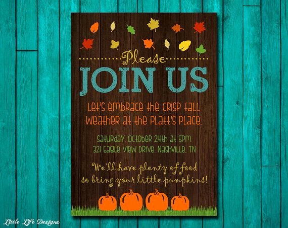 1000 Ideas About Fall Party Invitations On Pinterest