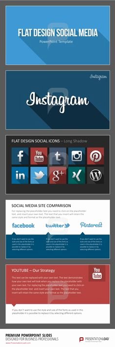 flat design powerpoint templates